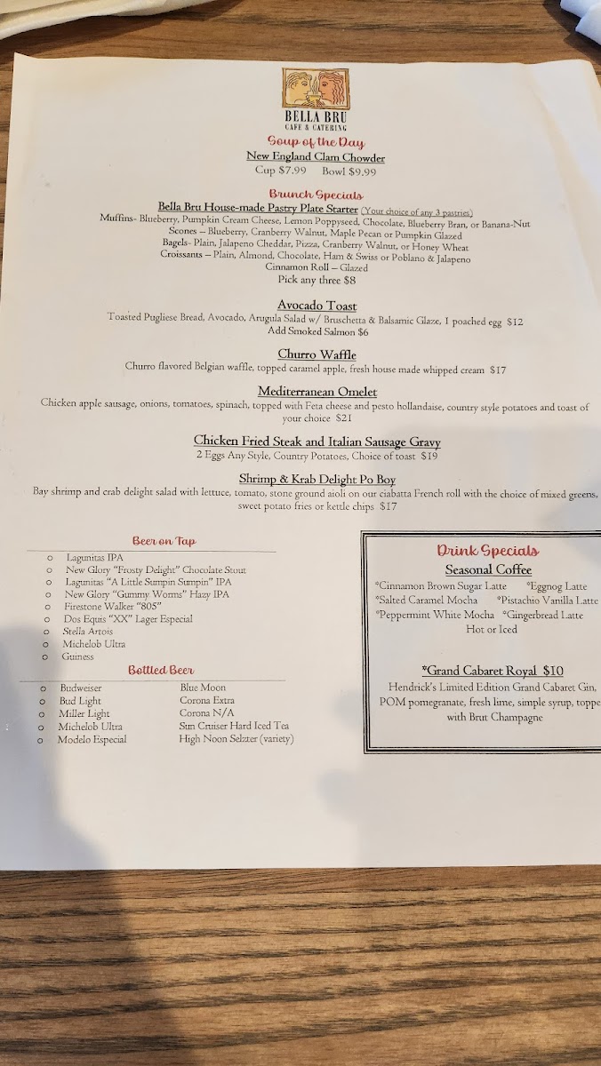 Bella Bru Cafe Menu - Image 5
